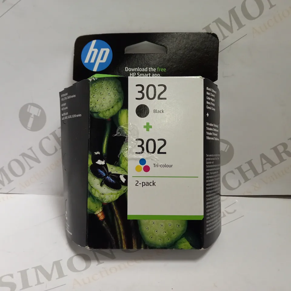 HP 302 BLACK AND TRI-COLOUR STANDARD YIELD INK COMBO PACK