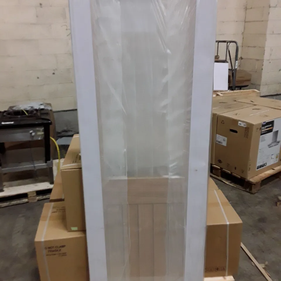 LPDOORS BELIZE 1L HALF GLASS WHITE OAK INTERNAL DOOR 78"×27" 35MM