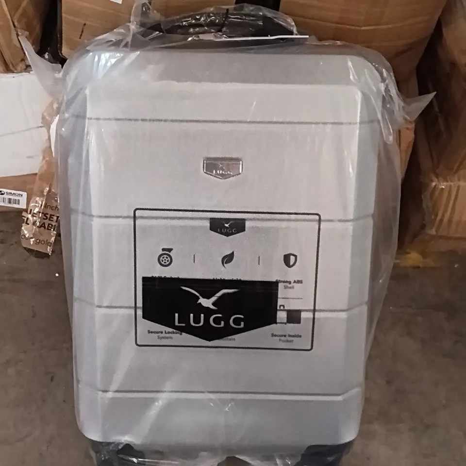 BOXED LUGG 20-INCH JETSET TRAVEL SUITCASE - SILVER 