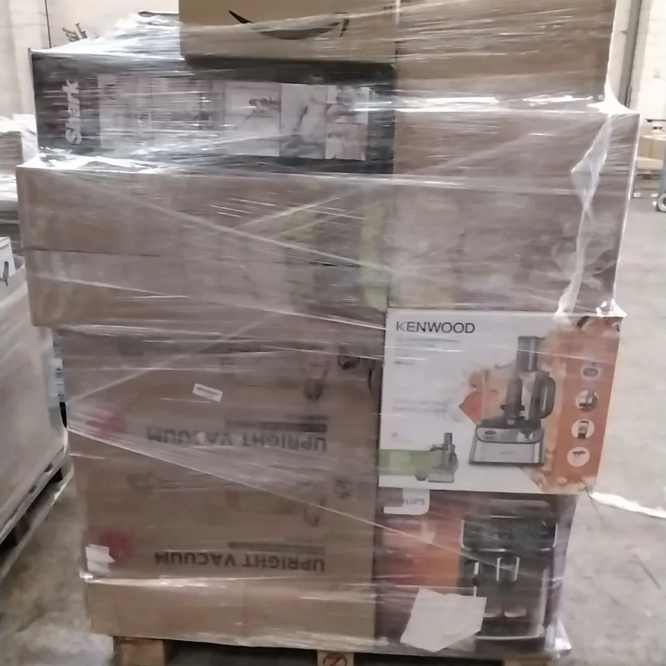 PALLET OF APPROXIMATELY 30 UNPROCESSED RAW RETURN HOUSEHOLD AND ELECTRICAL GOODS TO INCLUDE;