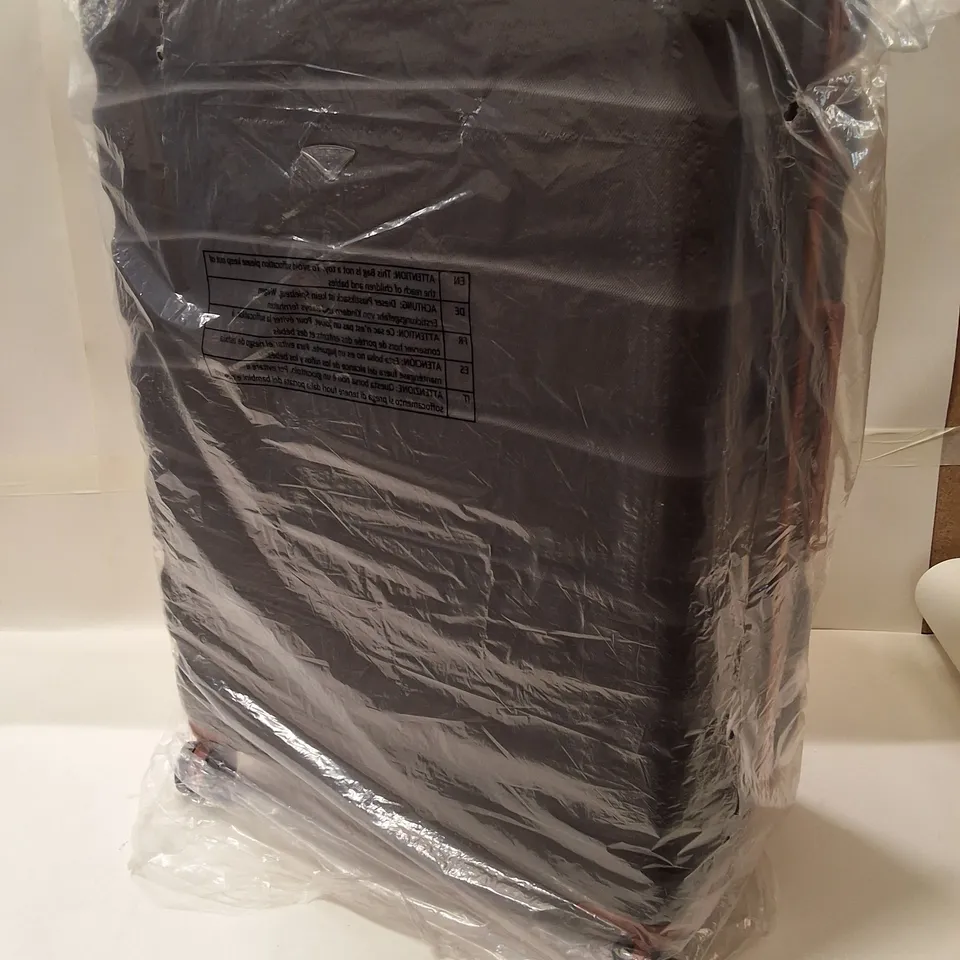 BAGGED FLIGHT KNIGHT HARDSHELL SUITCASE - BROWN/TAN