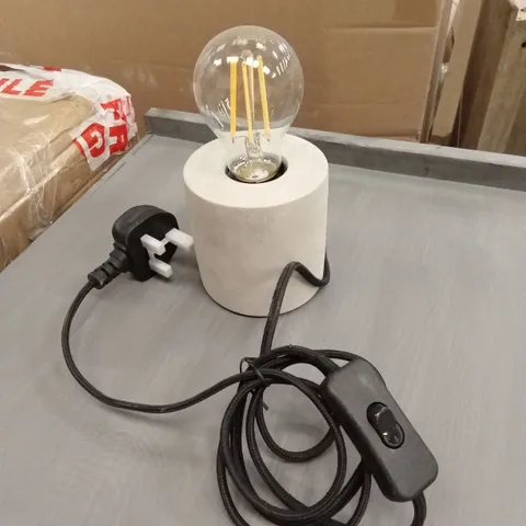 DANVERS CONCRETE TABLE LAMP WITH GLOBE BULB