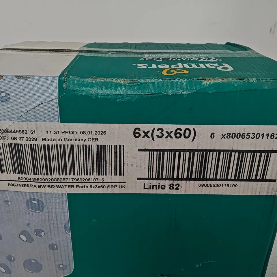 PAMPERS BABY WIP MULTIPACK - 6X(3X60)