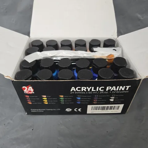 ACRYLIC PAINT 24 60ML BOTTLES