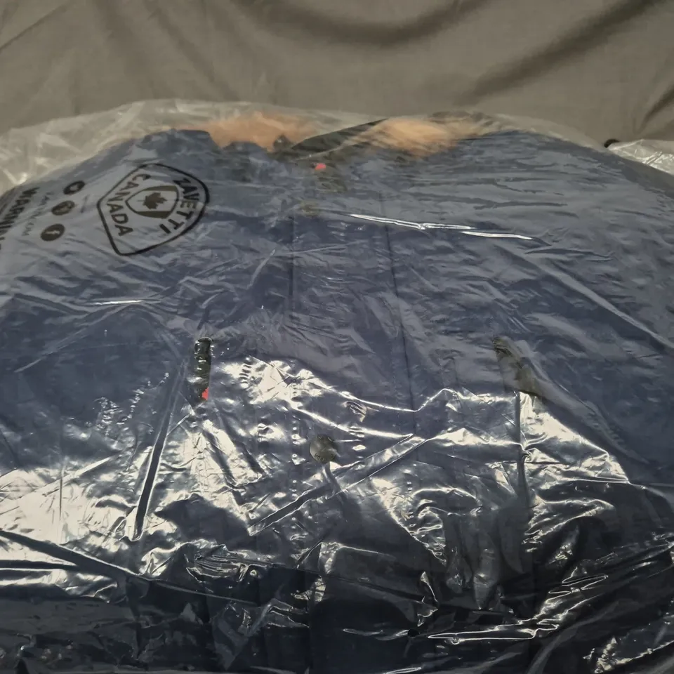 ZAVETTI CANADA OSHAWA 2.0 PUFFER PARKA JACKET – DRESS BLUE, XL