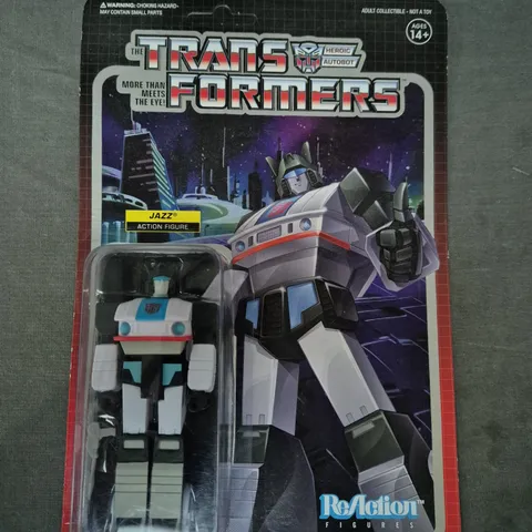 REACTION COLLECTIBLE TRANSFORMERS ACTION FIGURE - JAZZ