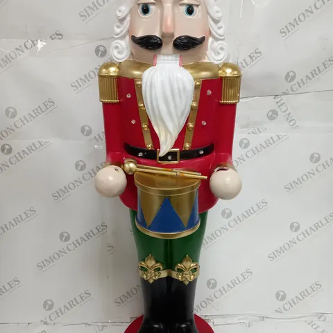 OUTLET SANTA EXPRESS LARGE PRE-LIT NUTCRACKER