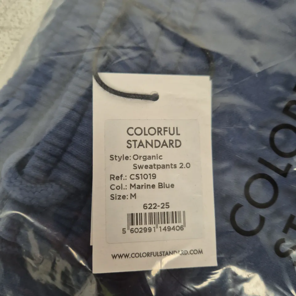 COLORFUL STANDARD ORGANIC SWEATPANTS 2.0 – MARINE BLUE – SIZE M
