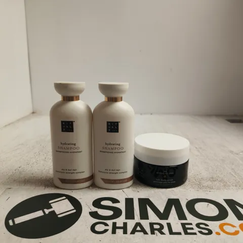 RITUALS HYDRATING SHAMPOO (X2) AND BODY SCRUB β HEALTH & BEAUTY