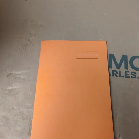 BRAND NEW BOX OF 50 SQUARED ORANGE MATHS WRITING BOOKS 