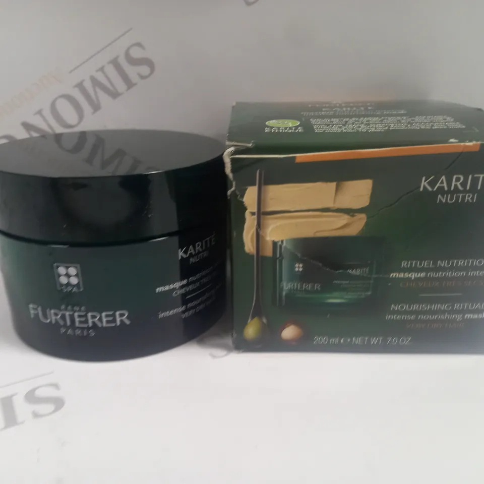 BOXED RENÉ FURTERER KARITÉ NUTRI MASK 200ML
