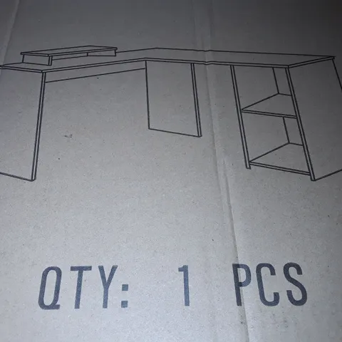 PALLET CONTAINING 20 BOXED L-SHAPED DESKS