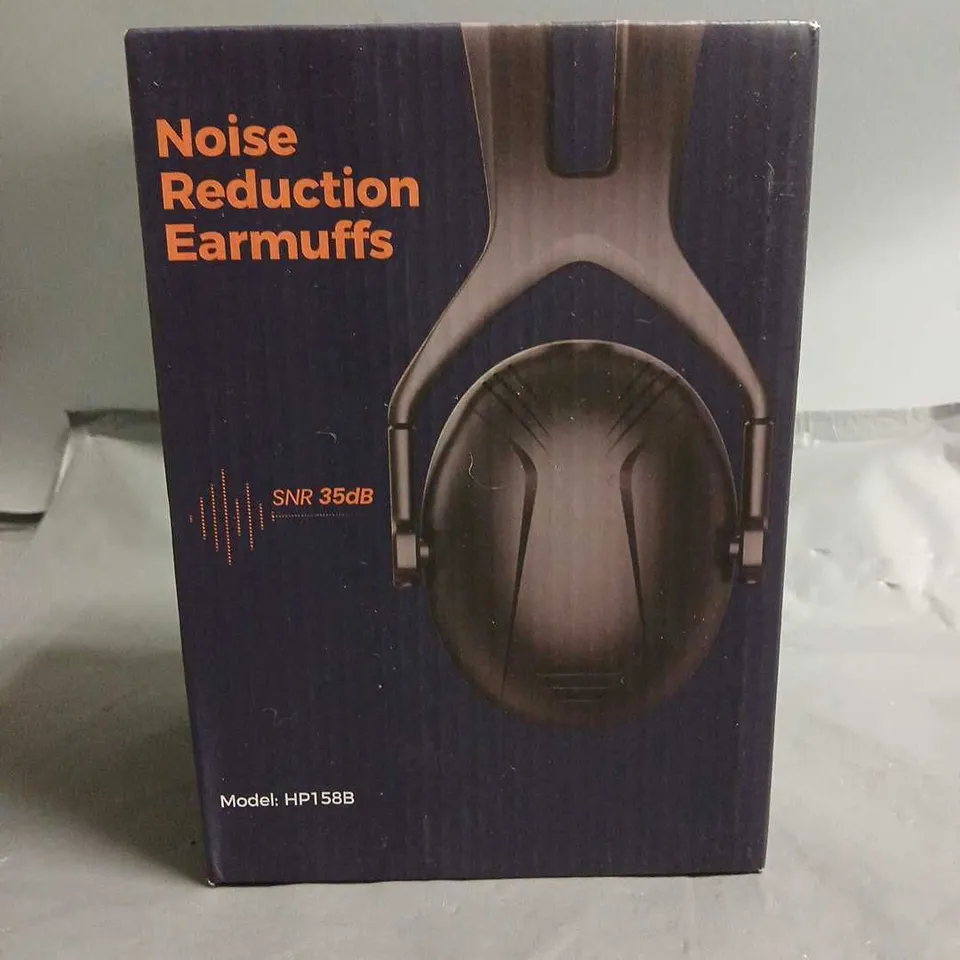 BOXED PAIR OF NOISE REDUCTION EARMUFFS