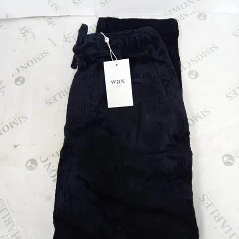 WAX KURT PENN CORD TROUSERS SIZE 28