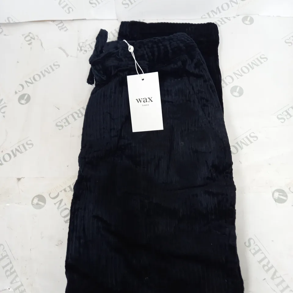 WAX KURT PENN CORD TROUSERS SIZE 28
