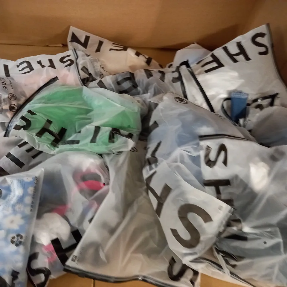 LOT OF 15 ASSORTED BAGGED SHEIN CLOTHING ITEMS