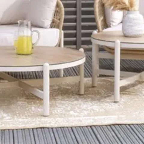 BOXED MARTIC OUTDOOR SET OF 2 TABLES (1 BOX)