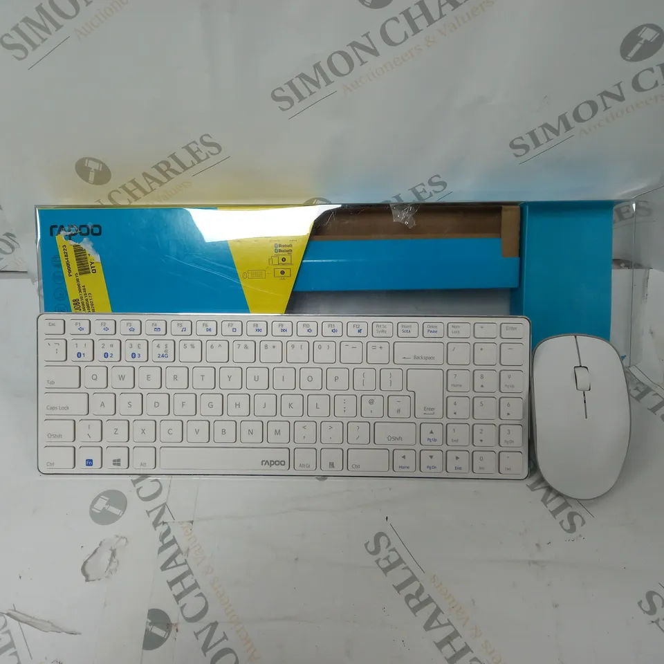 BOXED RAPOO 9300M MULTI-MODE WIRELESS KEYBOARD AND MOUSE