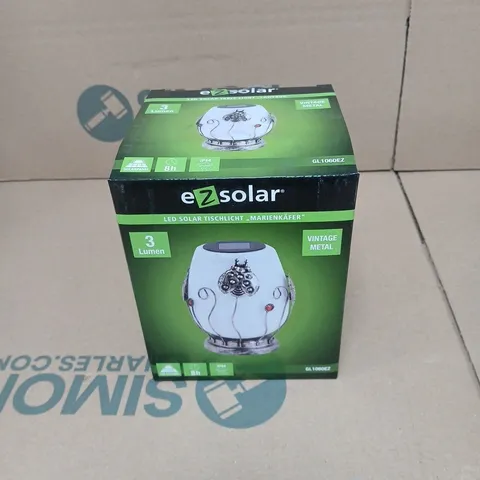 8 X LED SOLAR TABLE LIGHT "LADYBUG" BOXED