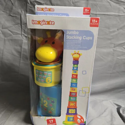 JUMBO STACKING CUPS – 17-PIECE STACKABLE TOY