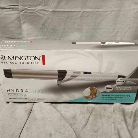 BOXED REMINGTON HYDRALUXE CURLING WAND