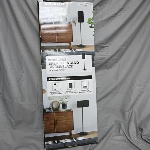 SANUS WIRELESS SPEAKER STAND FOR SONOS PLAY:5 – BLACK, MODEL WSS51-B2