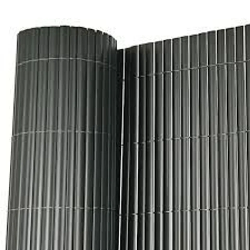 BOXED OYPLA 1M X 3M GREY PVC OUTDOOR GARDEN FENCING