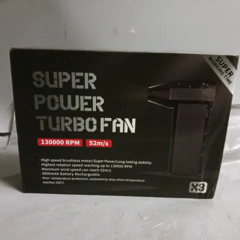 BOXED SUPER POWER TURBO FAN 130000 RPM