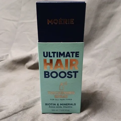 BOXED AND SEALED MOERIE ULTIMATE HAIR BOOST THICKENING SHAMPOO (150ML)