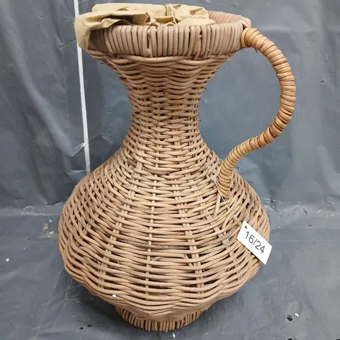 RATTAN JUG