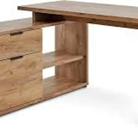 BOXED JAHNKE LOOP D 150 DESK - VINTAGE OAK IMITATION (1 BOX)
