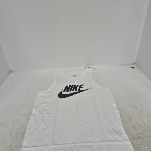 NIKE THE NIKE VEST – WHITE, XL (MADE IN TURKEY)