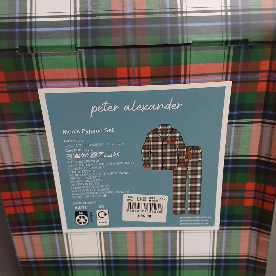 BOXED PETER ALEXANDER MENS PYJAMA SET (XXXL)