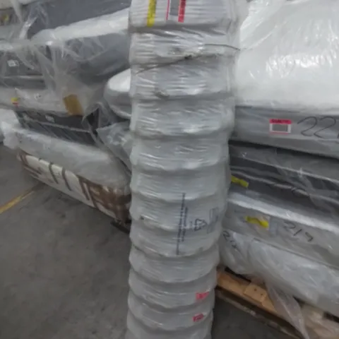 BAGGED ROLLED SERENITY HYBRID COIL AND MEMORY FOAM DOUBLE MATTRESS 