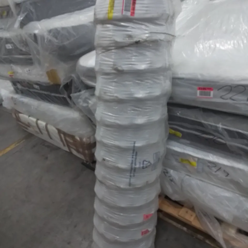 BAGGED ROLLED SERENITY HYBRID COIL AND MEMORY FOAM DOUBLE MATTRESS 