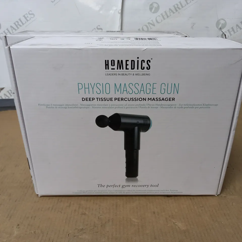 LOT OF 2 HOMEDICS PHYSIO MASSAGE GUNS