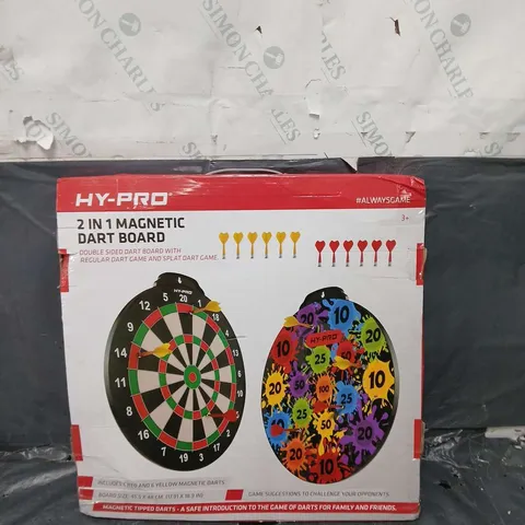 HY-PRO 2 IN 1 MAGNETIC DART BOARD 