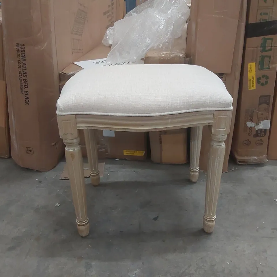 BOXED ASPECT BELLE DRESSING TABLE STOOL