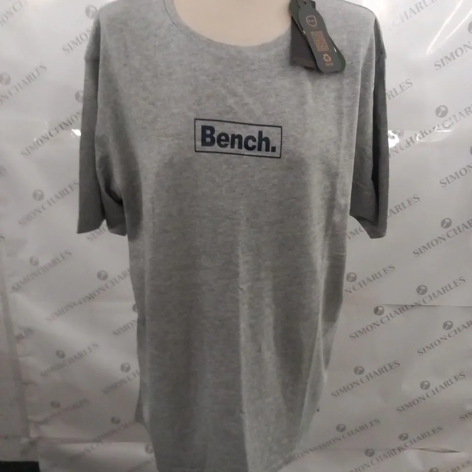 BENCH GREY MARL T SHIRT SIZE XL