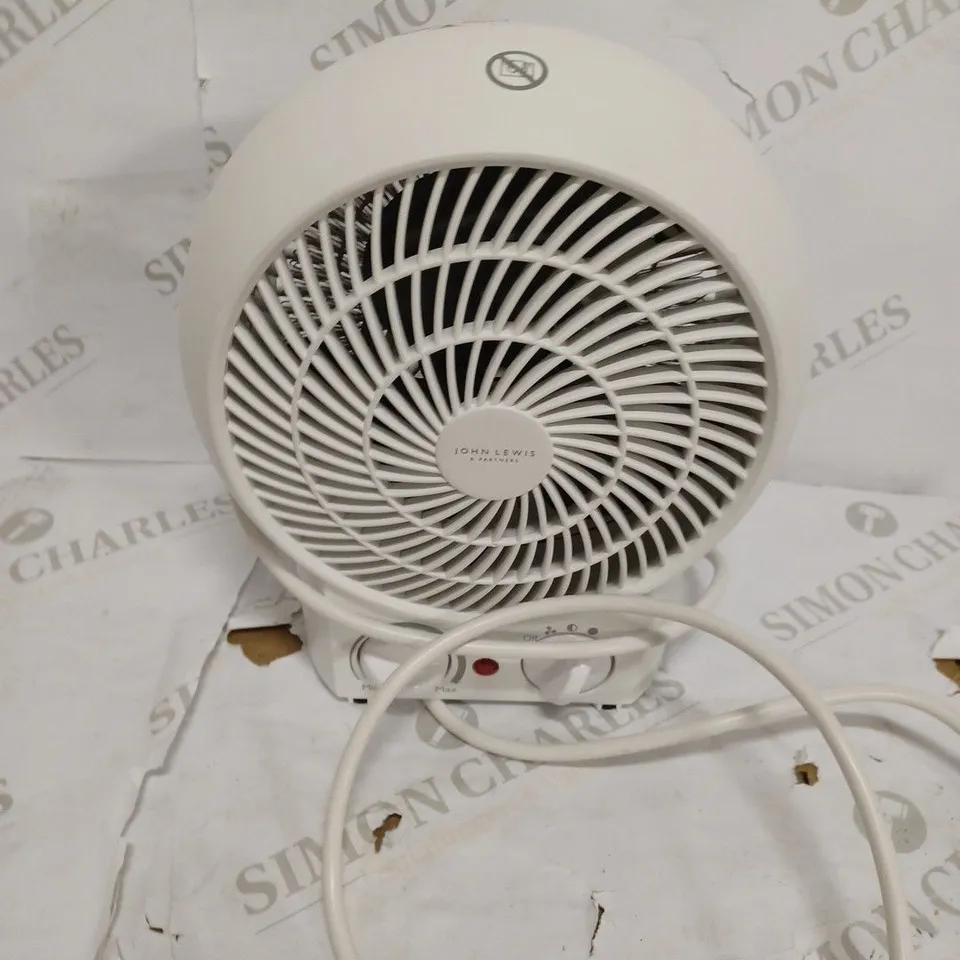 JOHN LEWIS MINI FAN HEATER