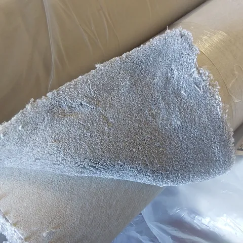 ROLL OF QUALITY KESARI TWINBACK CARPET - APPROXIMATELY 4 x 4m