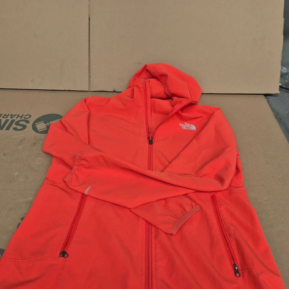 THE NORTH FACE WOMEN'S RED ZIP-UP JACKET – SIZE M