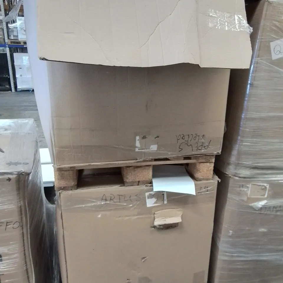 TWO LARGE BOXES OF ASSORTED BAGGED AND LOOSE PILLOWS 