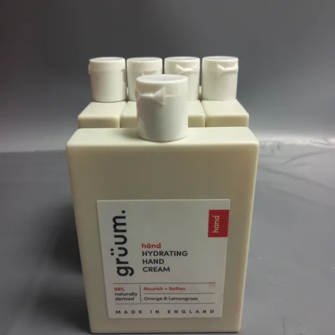 LOT OF 5 GRUUM HYDRATING HAND CREAM 100ML
