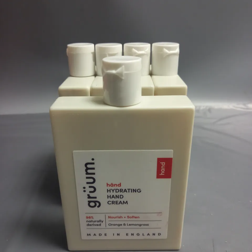 LOT OF 5 GRUUM HYDRATING HAND CREAM 100ML