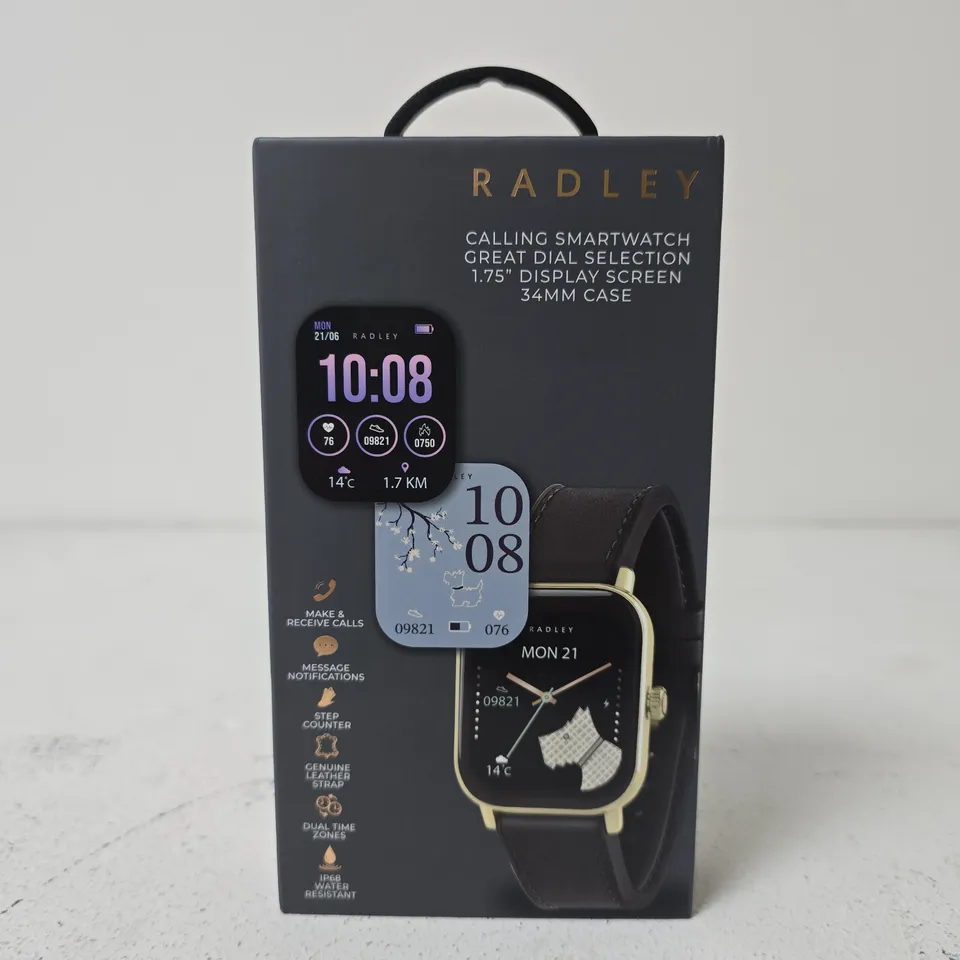 RADLEY CALLING SMARTWATCH – 1.75IN DISPLAY, 34MM CASE, BOXED