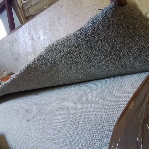 ROLL OF QUALITY DIM BERBER DARTNOOR CARPET// APPROX SIZE: 4 X5.65M