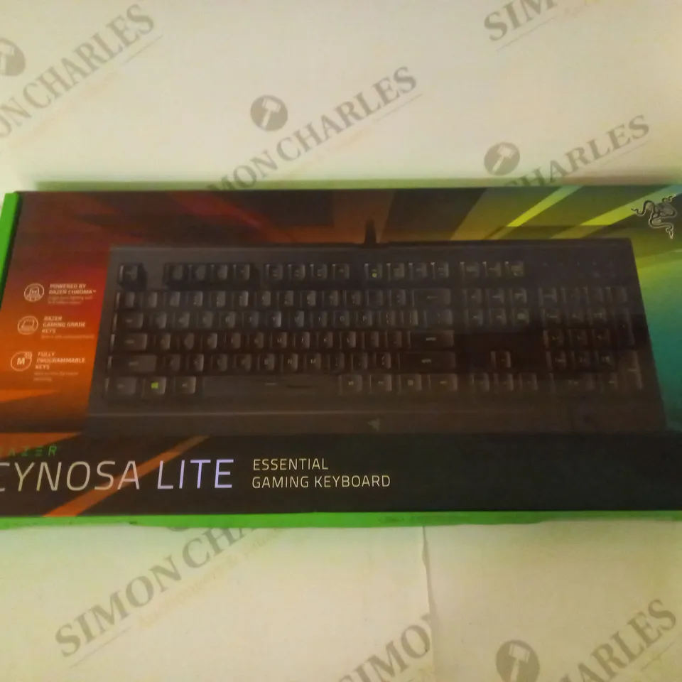 BRAND NEW BOXED RAZER CYNOSA LITE ESSENTIAL GAMING KEYBOARD