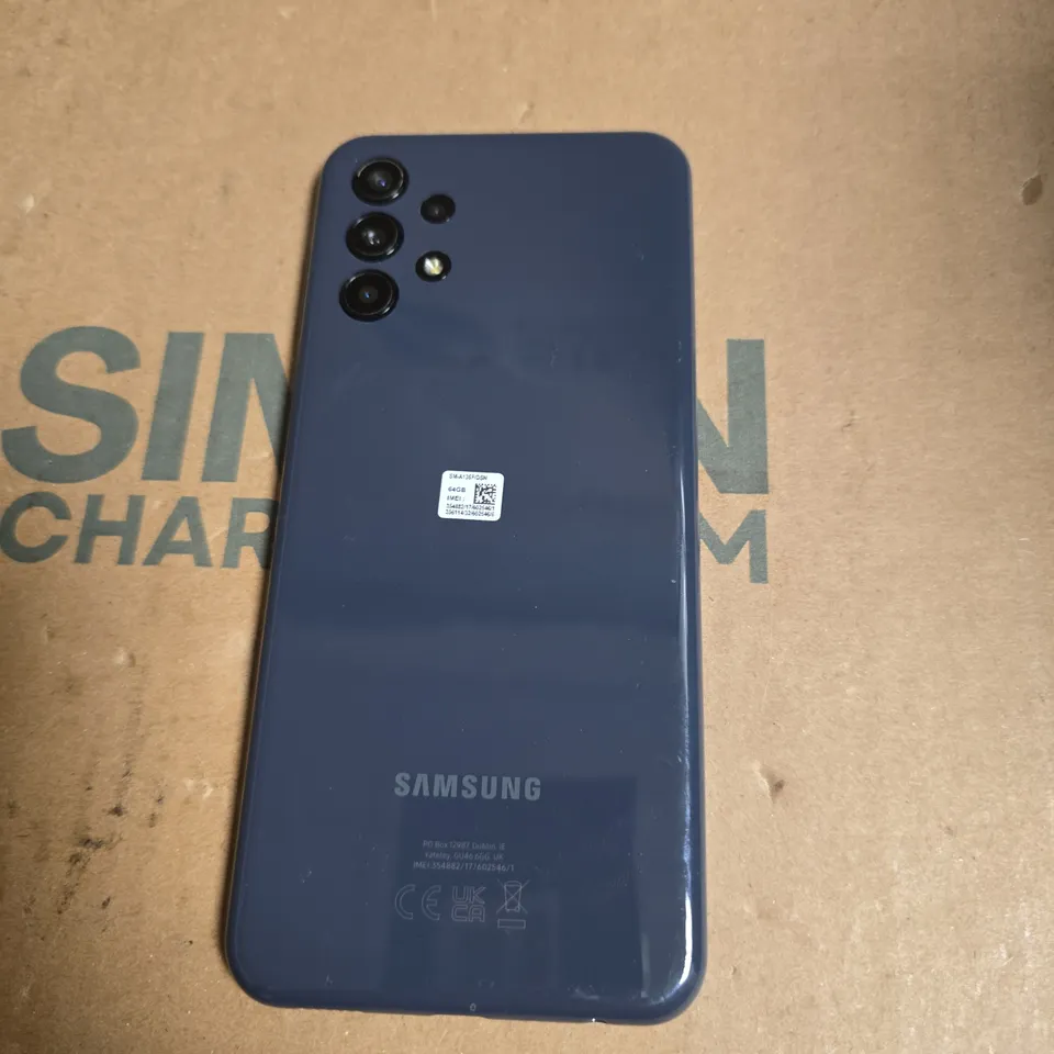 SAMSUNG GALAXY SMARTPHONE – BLUE, 64GB 