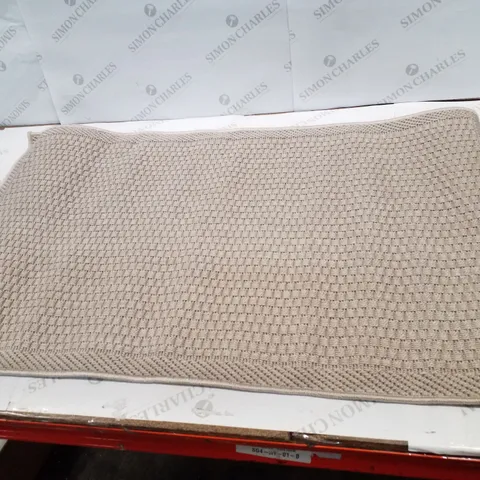 BRAND NEW PACO HOME TIMBER 125 RUG IN BEIGE - 60×100CM